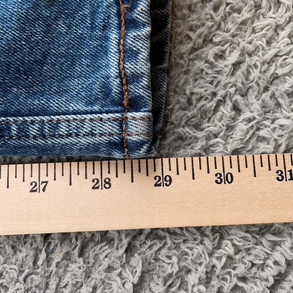 Levis Overalls Mens 42x30 Blue Denim Carpenter Bib Workwear Levi Strauss - Picture 7 of 12